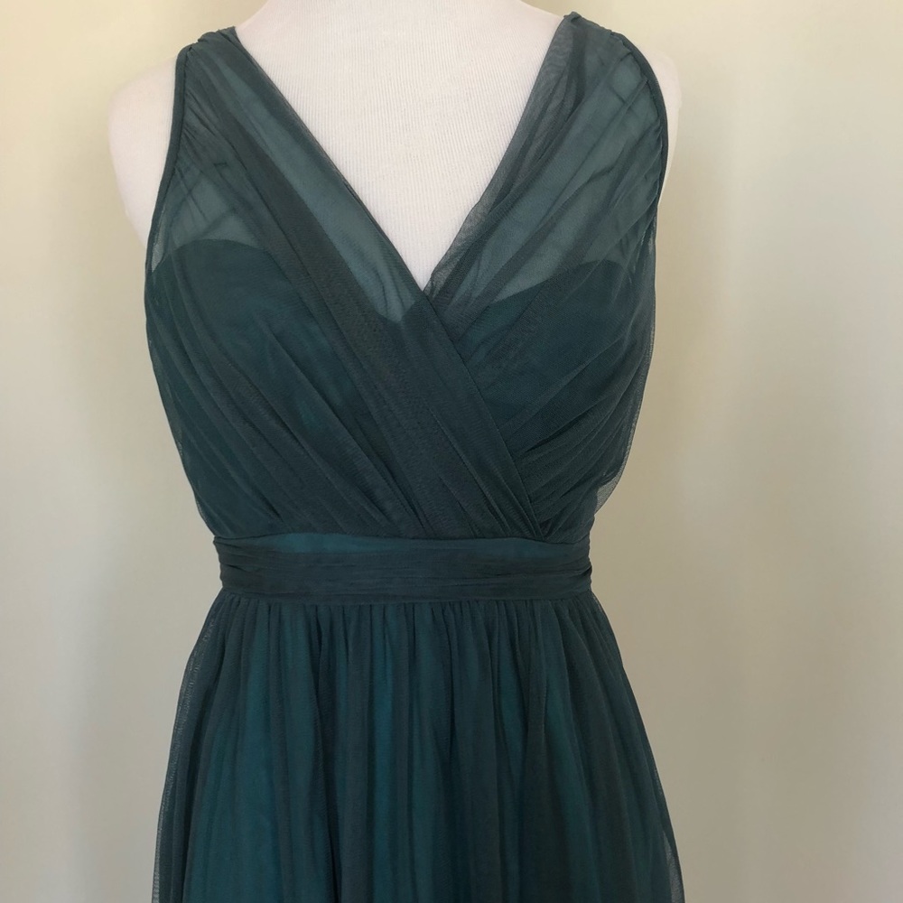 BHLDN Hitherto "Tansy" Dress in Jade Green - sz 0 - Picture 7 of 8